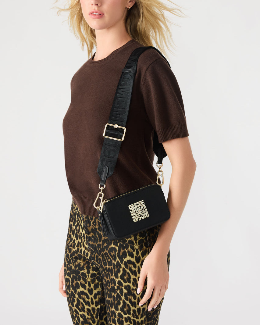 Cartera Brisa-2 Negro/Dorado