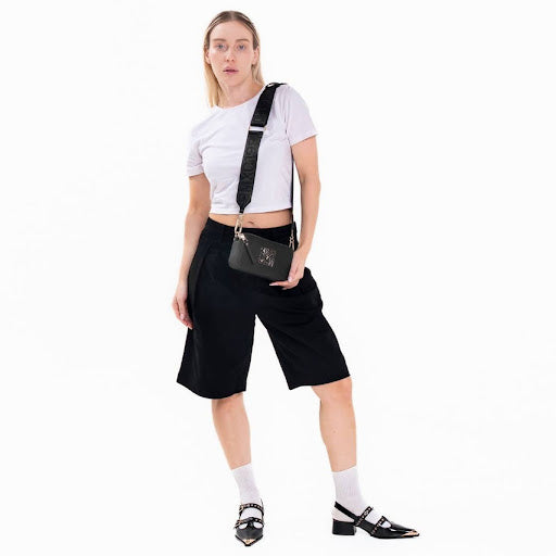 Cartera Brisa-2 Negro/Dorado