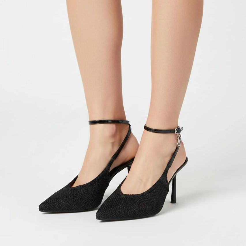 Tacones Stiletto Ascension Negros - view 2