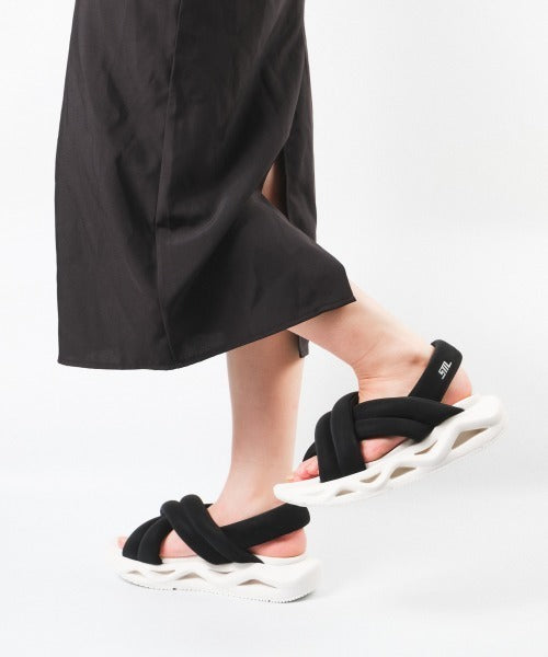 Sandalias Planas Hurdle 2 Negras - view 4