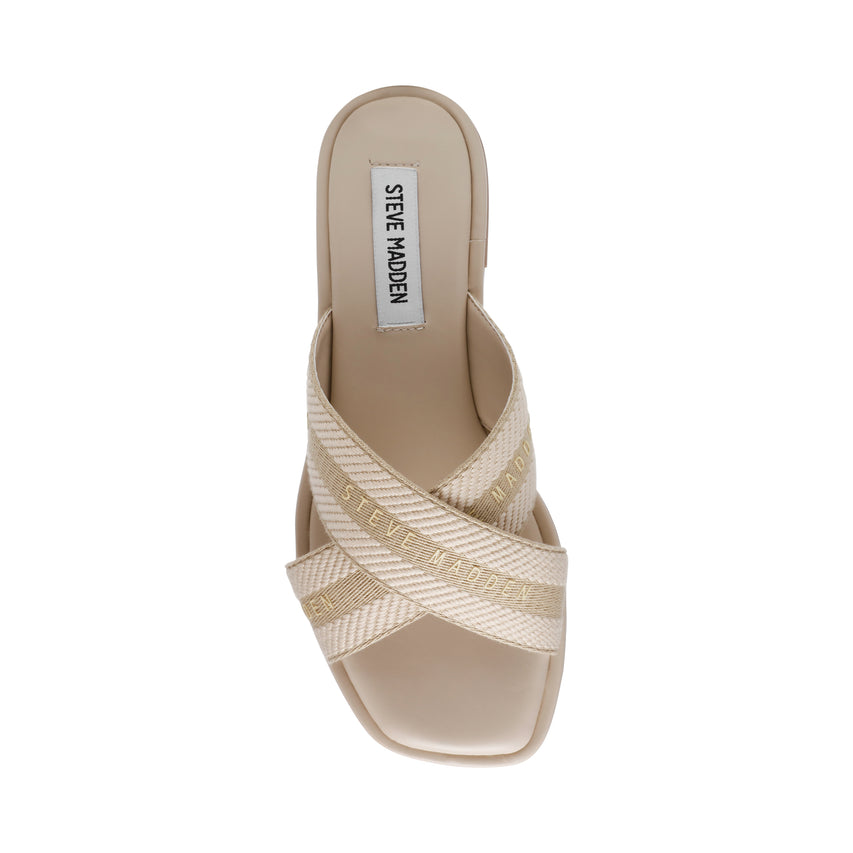 Sandalias Planas Arrows Hueso - view 7