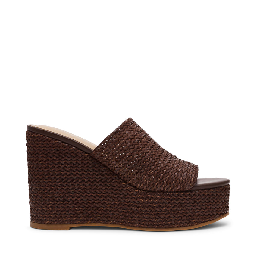 Sandalias de plataforma Cassi Café