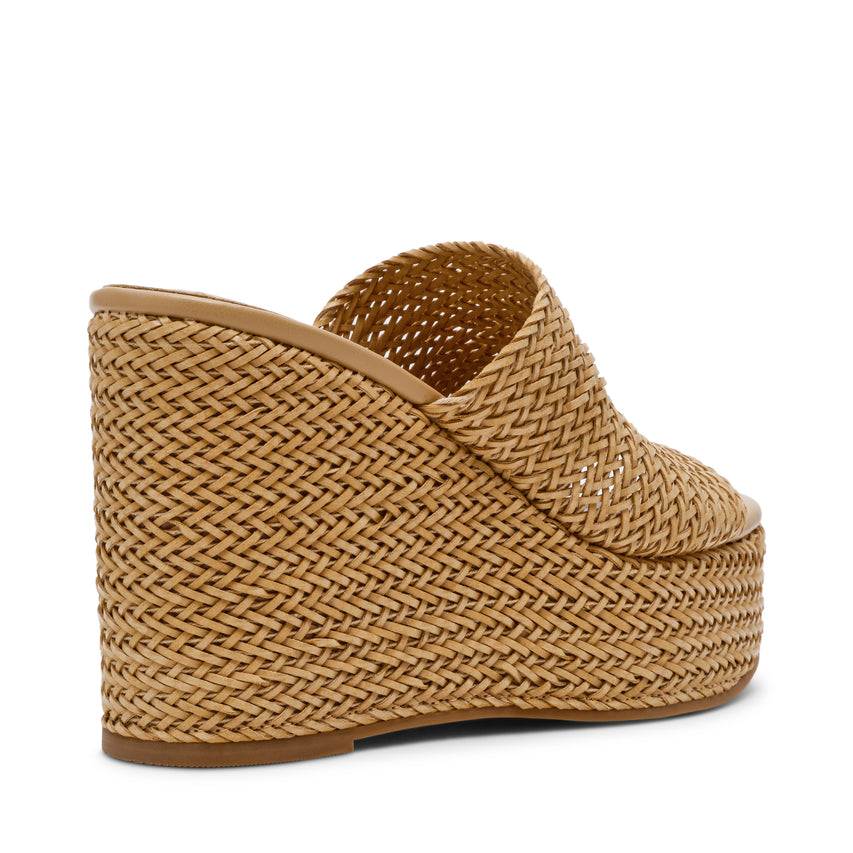 Sandalias de plataforma Cassi Natural