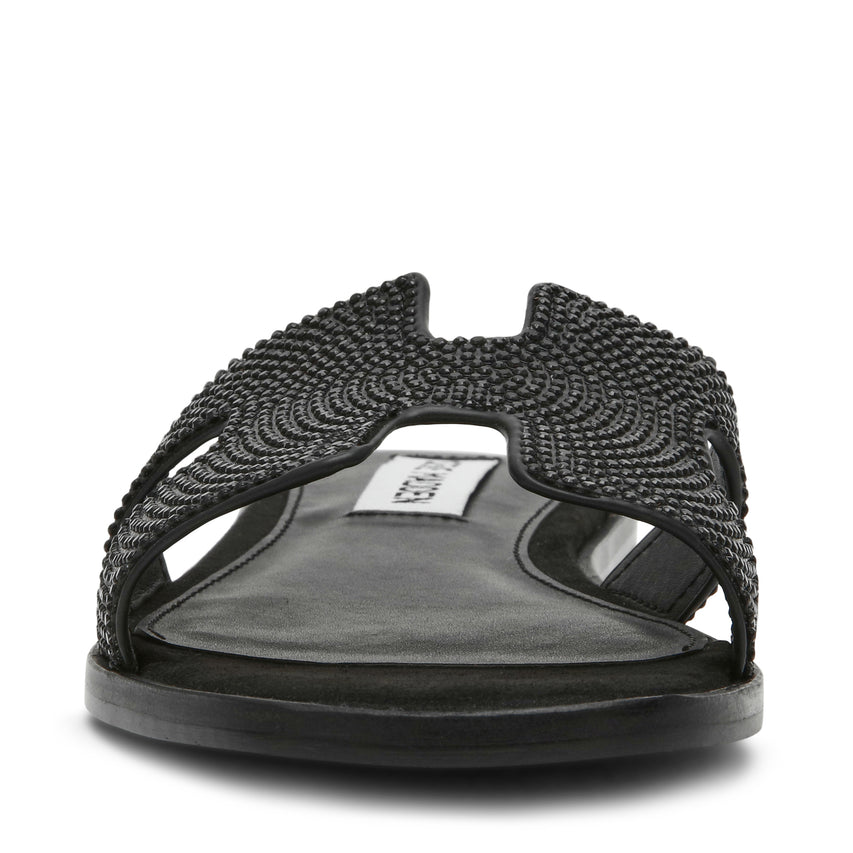 Sandalias planas Hadyn-Cnr Negras - view 5