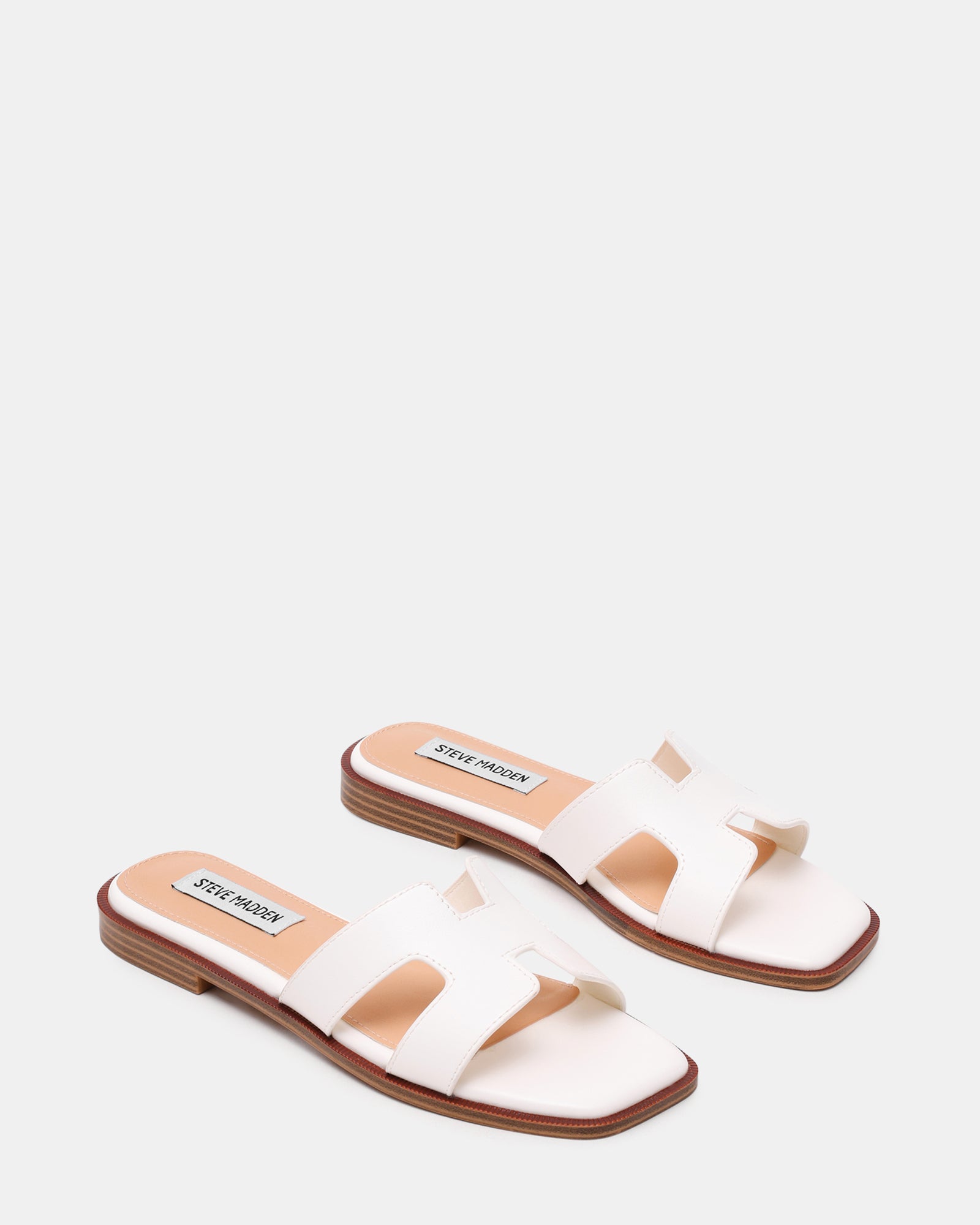 Sandalias planas Haileyy Blancas - view 2