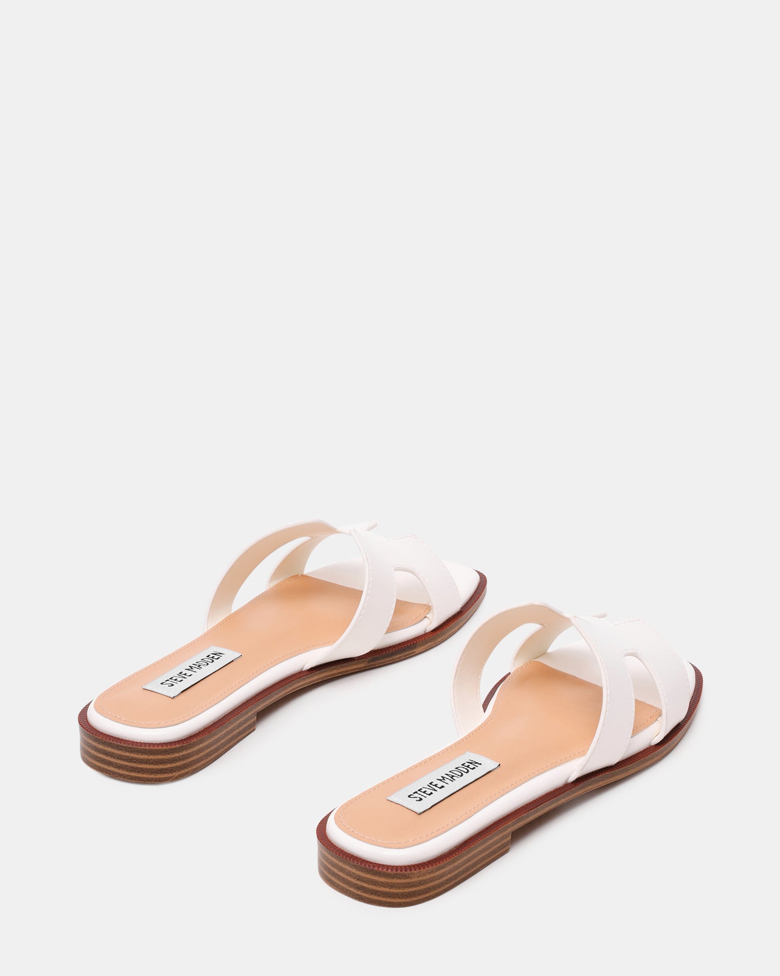 Sandalias planas Haileyy Blancas - view 3