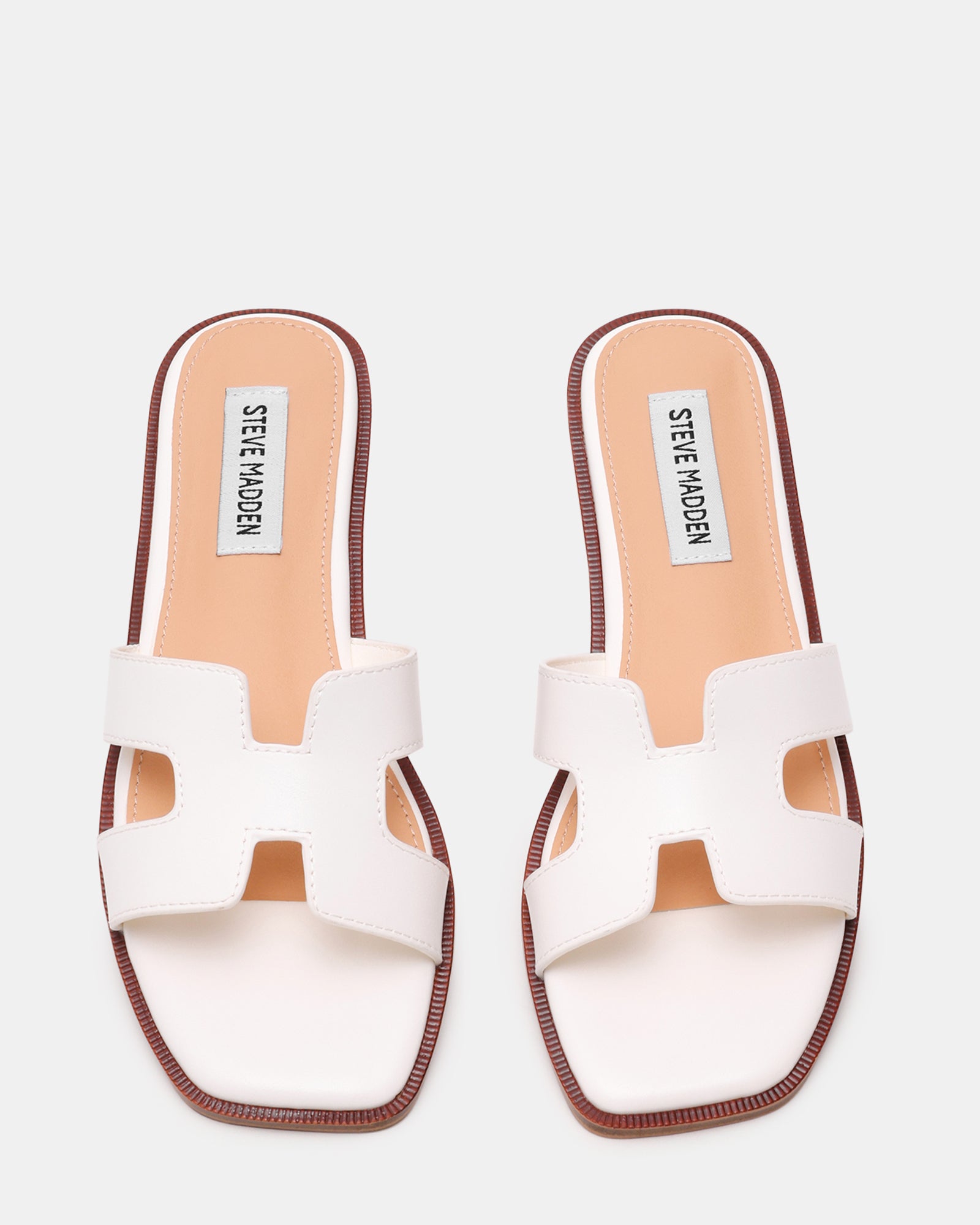 Sandalias planas Haileyy Blancas - view 5
