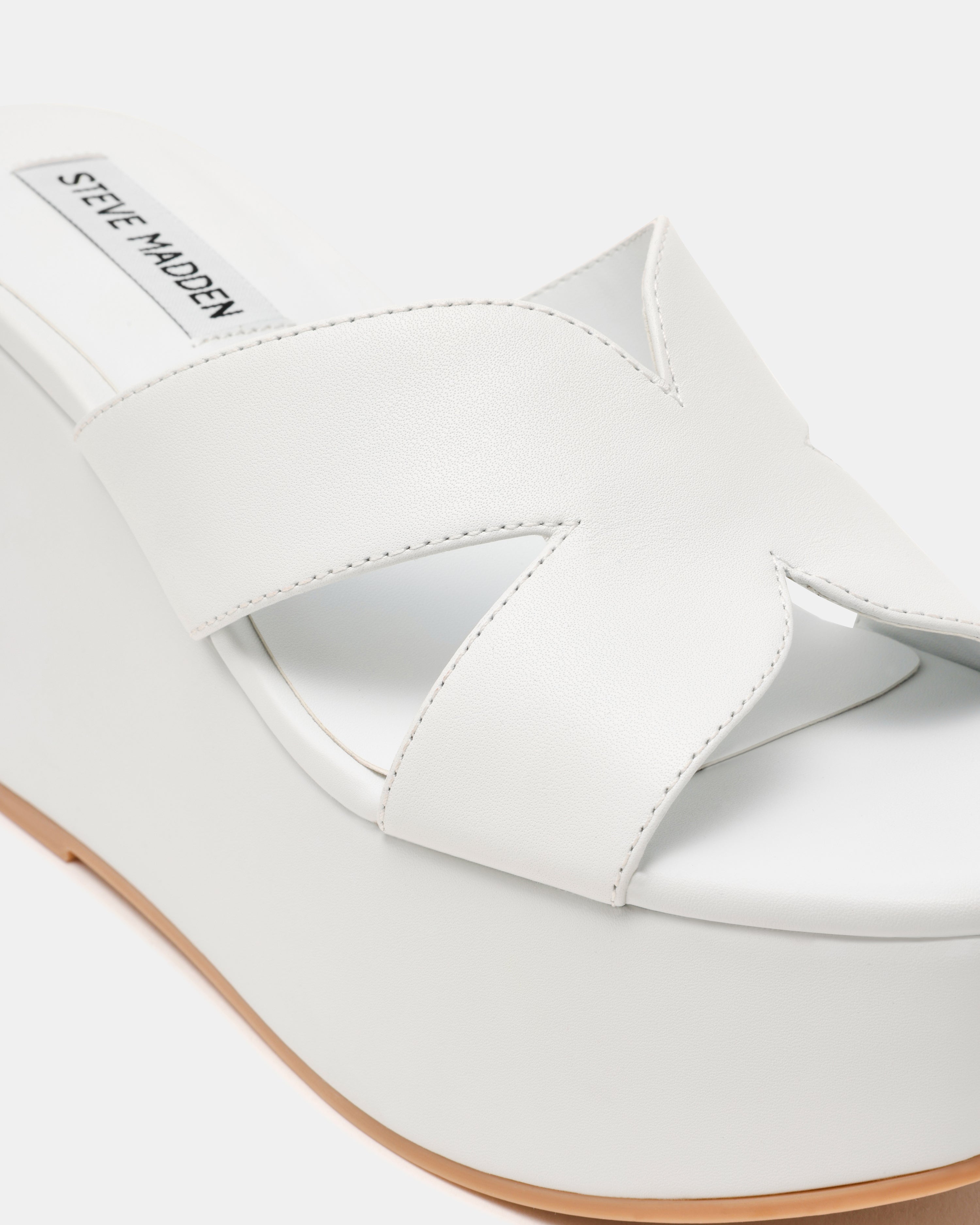 Sandalias de plataforma Justice Blancas - view 5