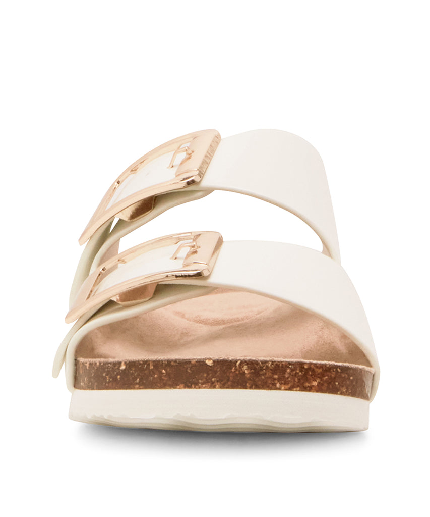 Sandalias planas Bodiee blancas
