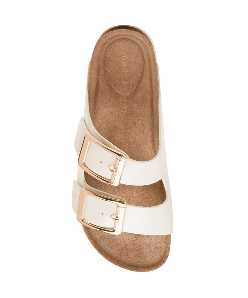 Sandalias planas Bodiee blancas