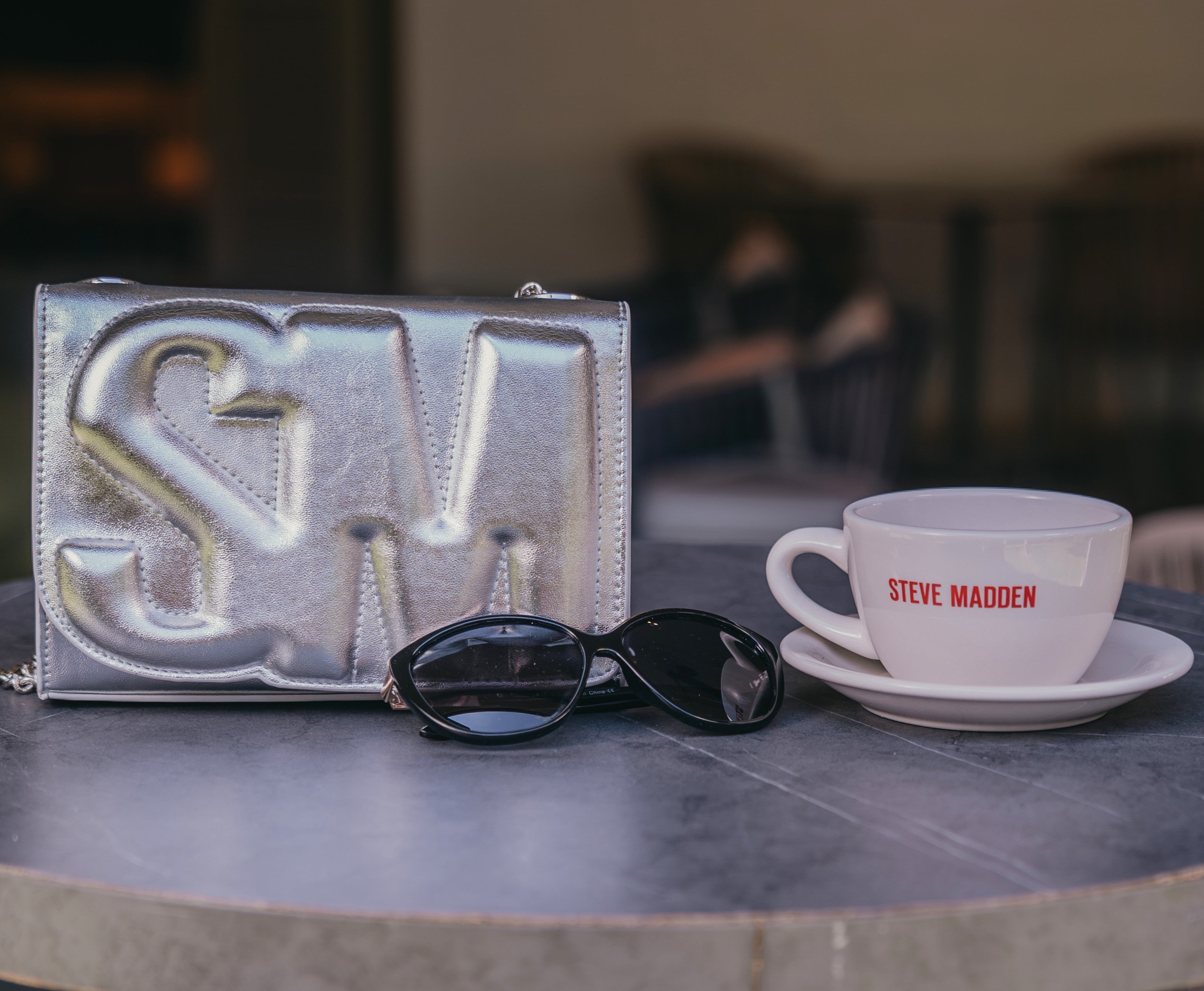 Cartera Bzoie Plateada