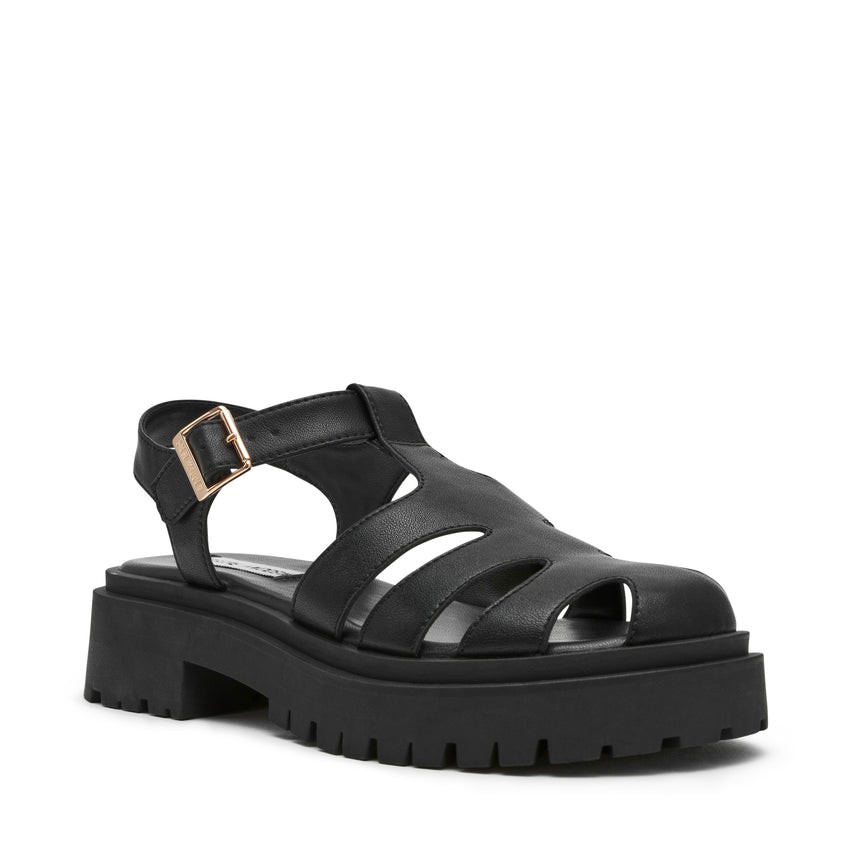 Sandalias con plataforma Minsk Negras - view 2