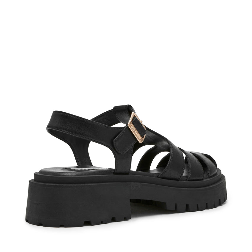 Sandalias con plataforma Minsk Negras - view 3
