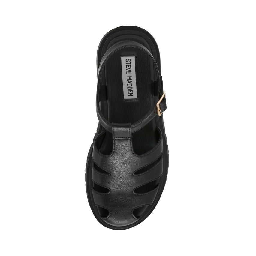 Sandalias con plataforma Minsk Negras - view 7