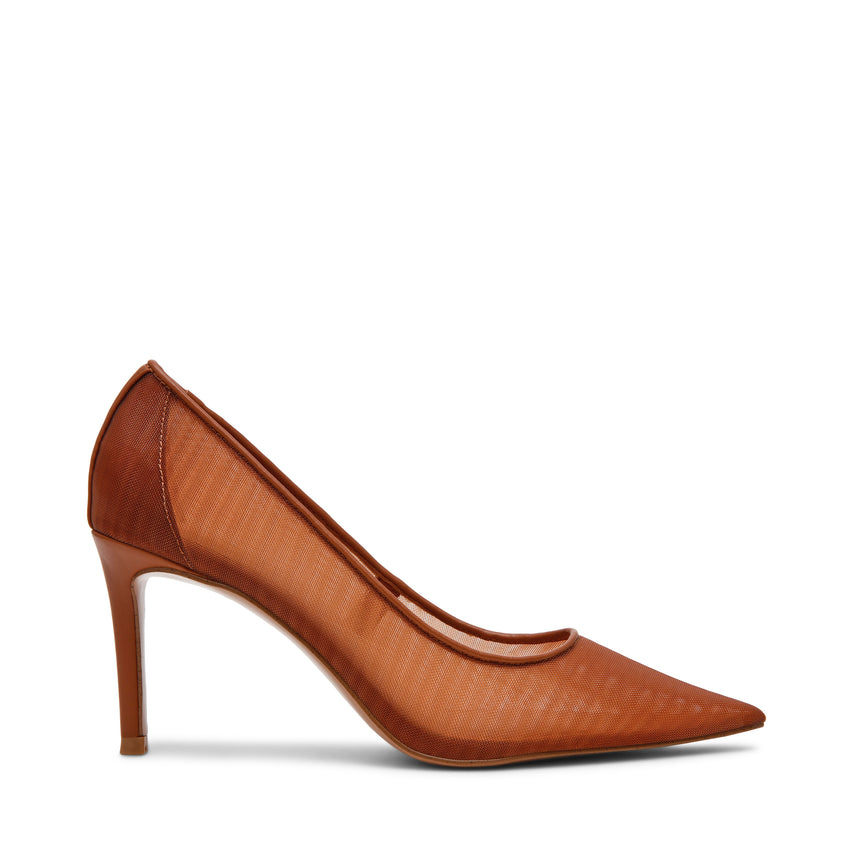 Tacones Stiletto Nicoletta-Mesh Camel
