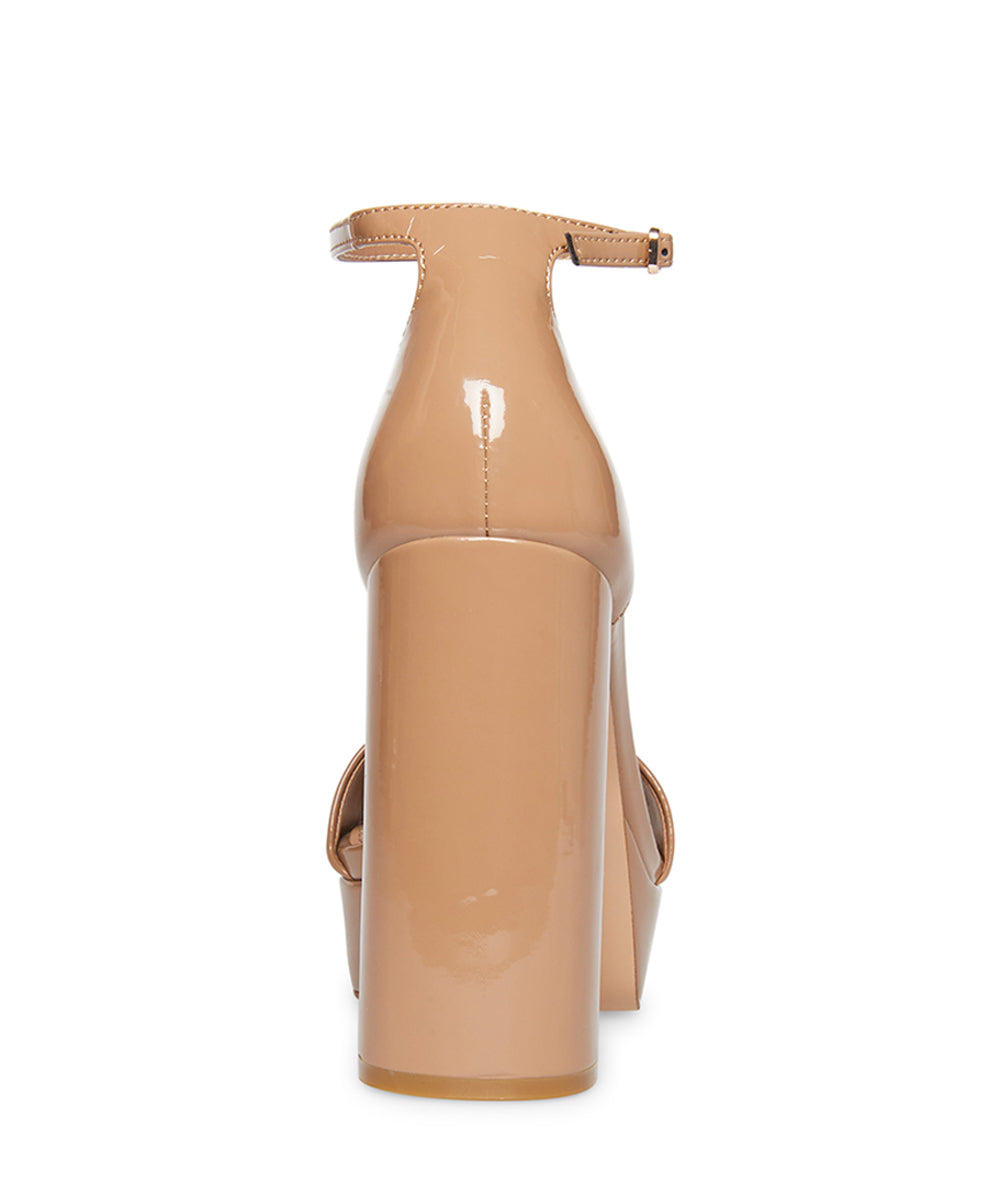 Sandalias de tacón Omega Beige - view 3