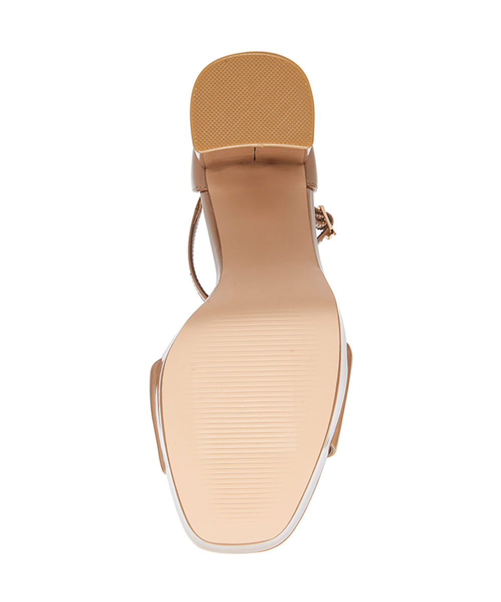 Sandalias de tacón Omega Beige - view 7