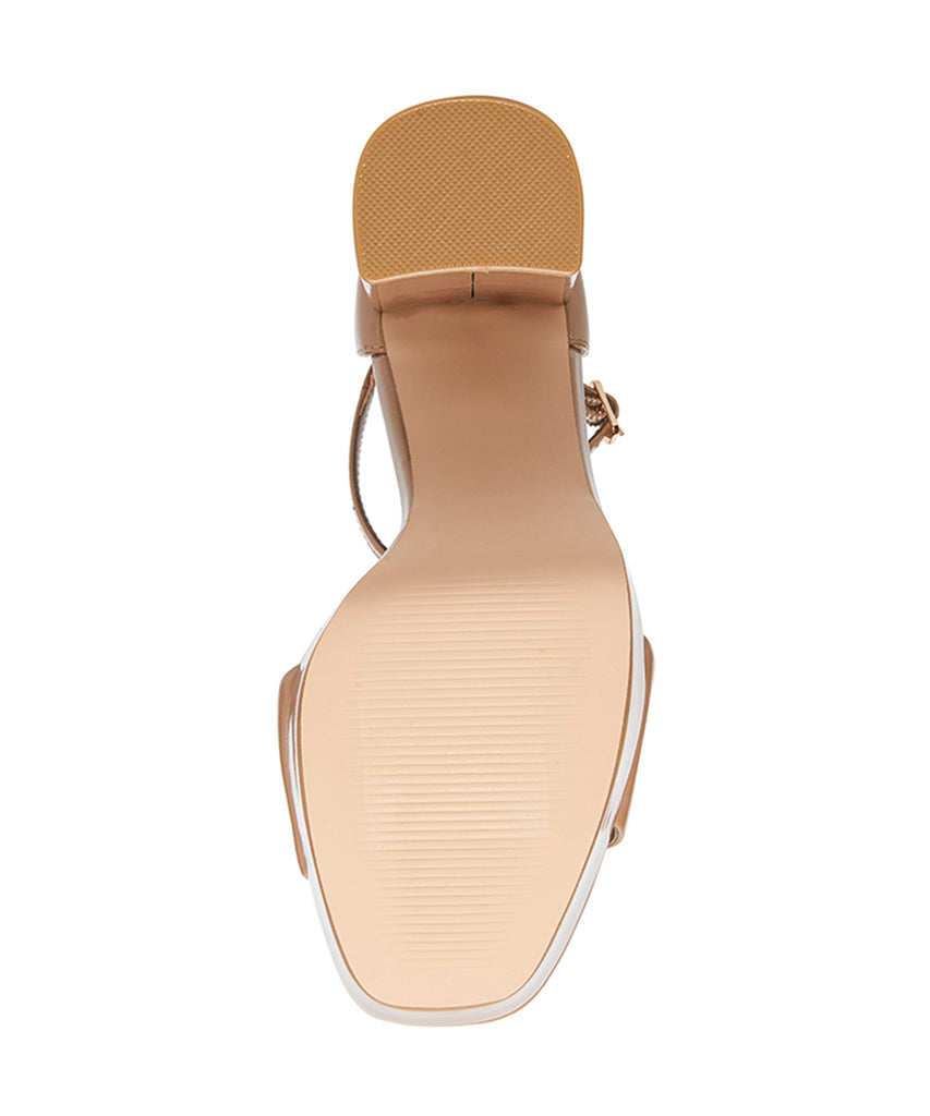 Sandalias de tacón Omega Beige - view 7