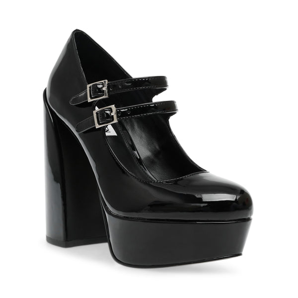 CHARGED-UP BLACK PATENT