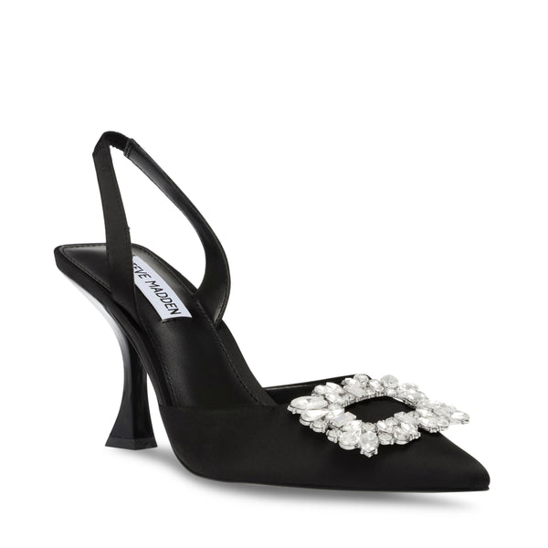 NEALA BLACK SATIN
