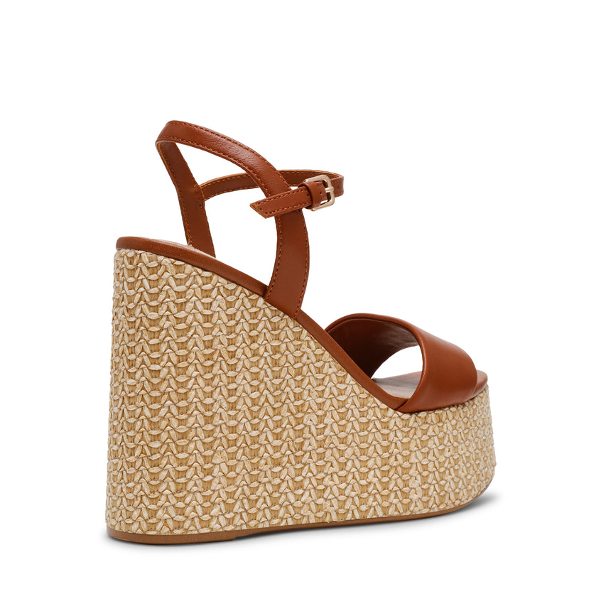 Sandalias De Plataforma Lennix Cafés