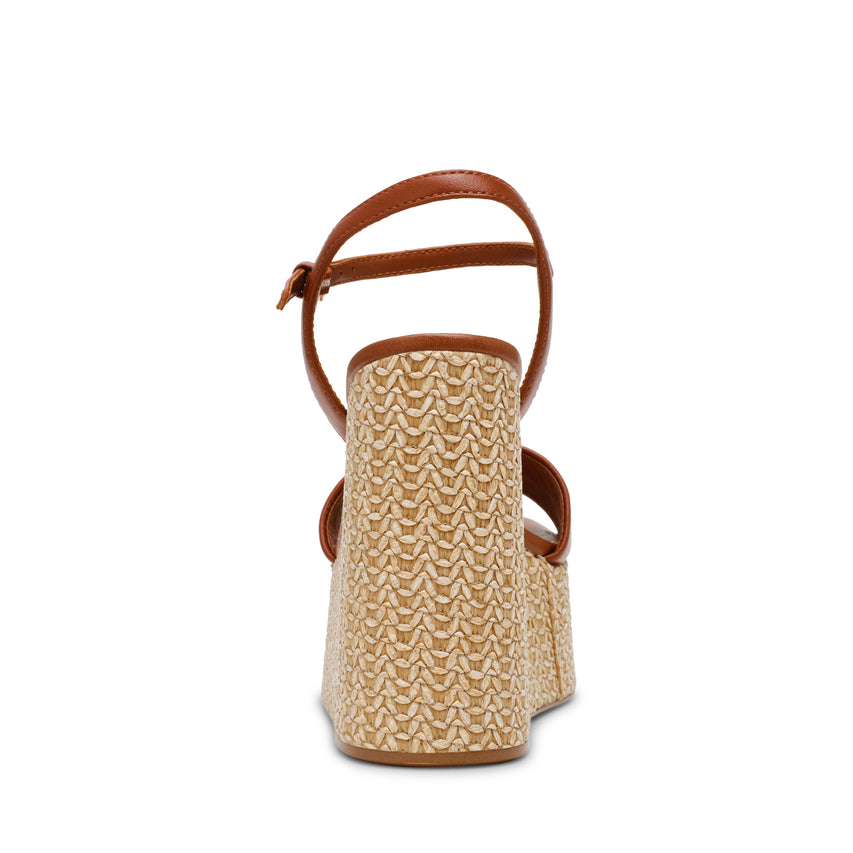 Sandalias De Plataforma Lennix Cafés