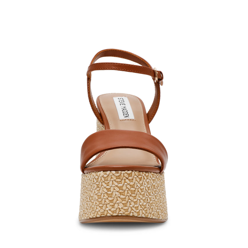 Sandalias De Plataforma Lennix Cafés