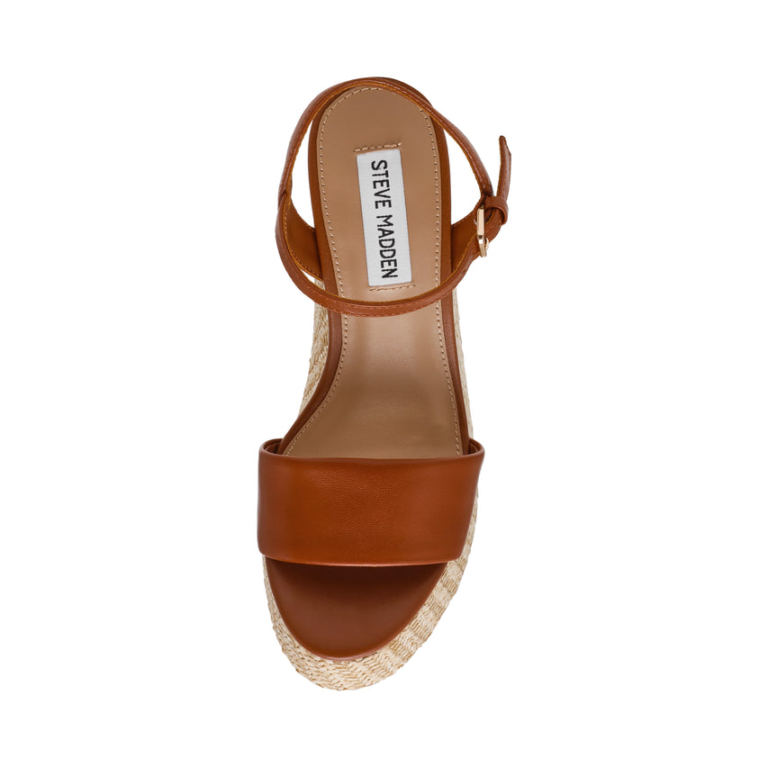 Sandalias De Plataforma Lennix Cafés