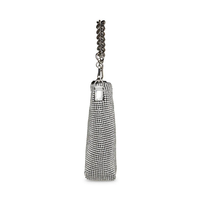 Cartera Bindra Negra Con Plateado