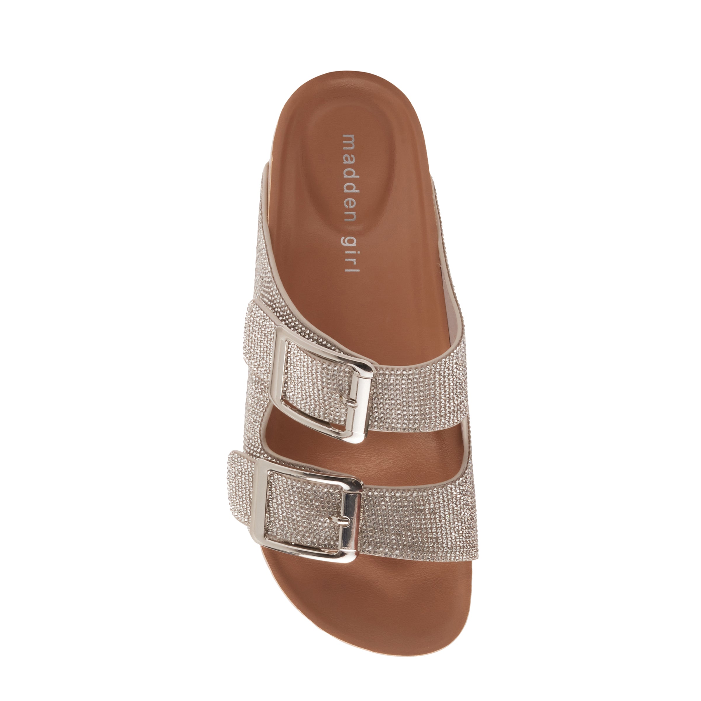 Sandalias planas Bodiee-R Plateadas