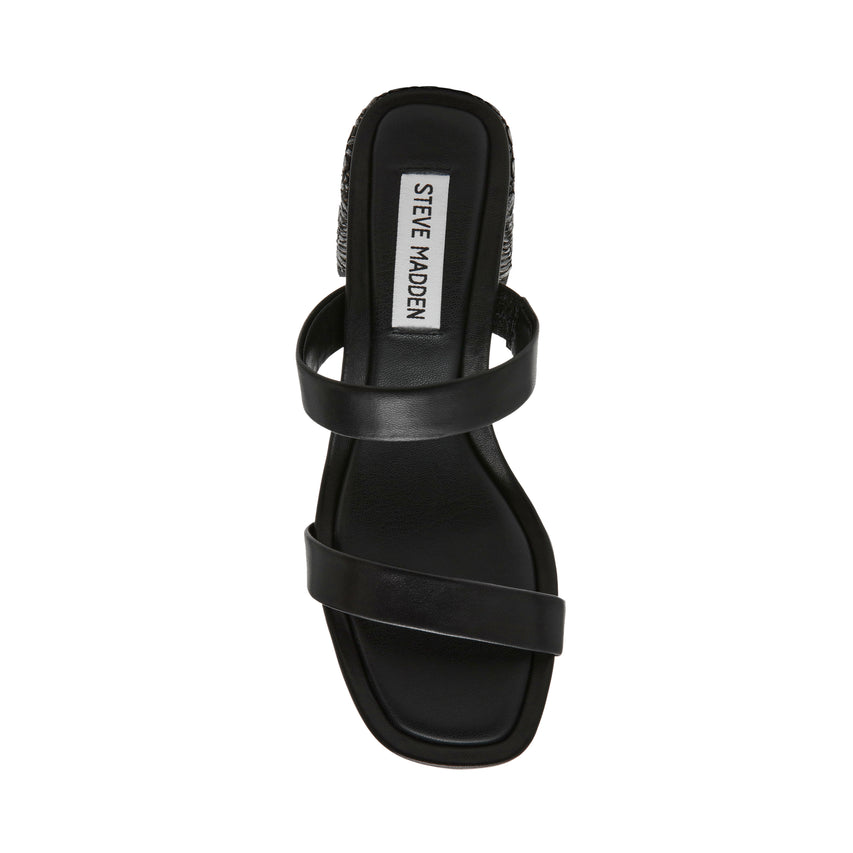 Sandalias De Tacón A-Ok Negros