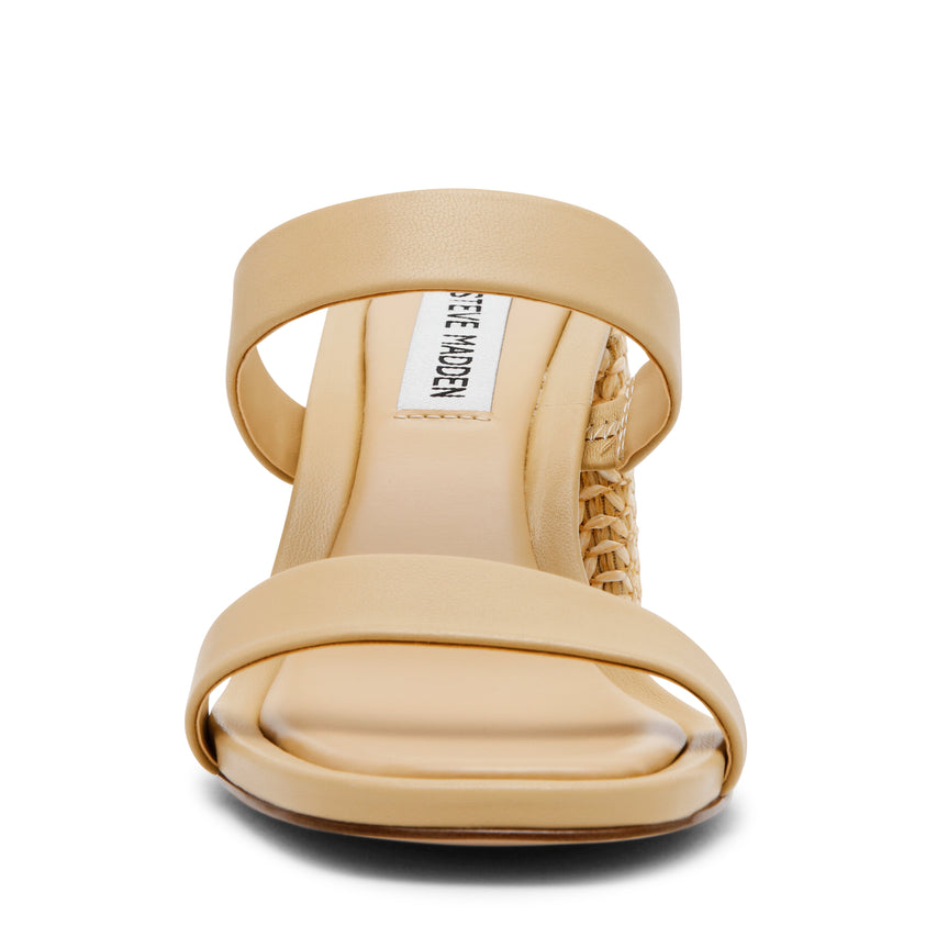 Sandalias De Tacón A-Ok Beige