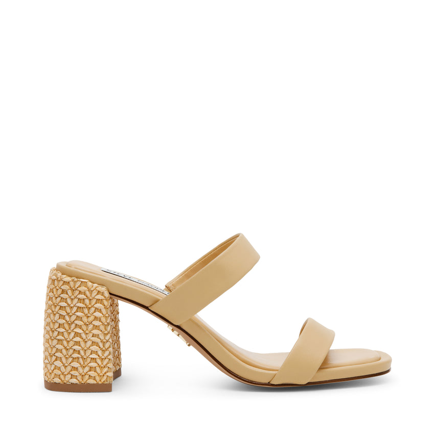 Sandalias De Tacón A-Ok Beige
