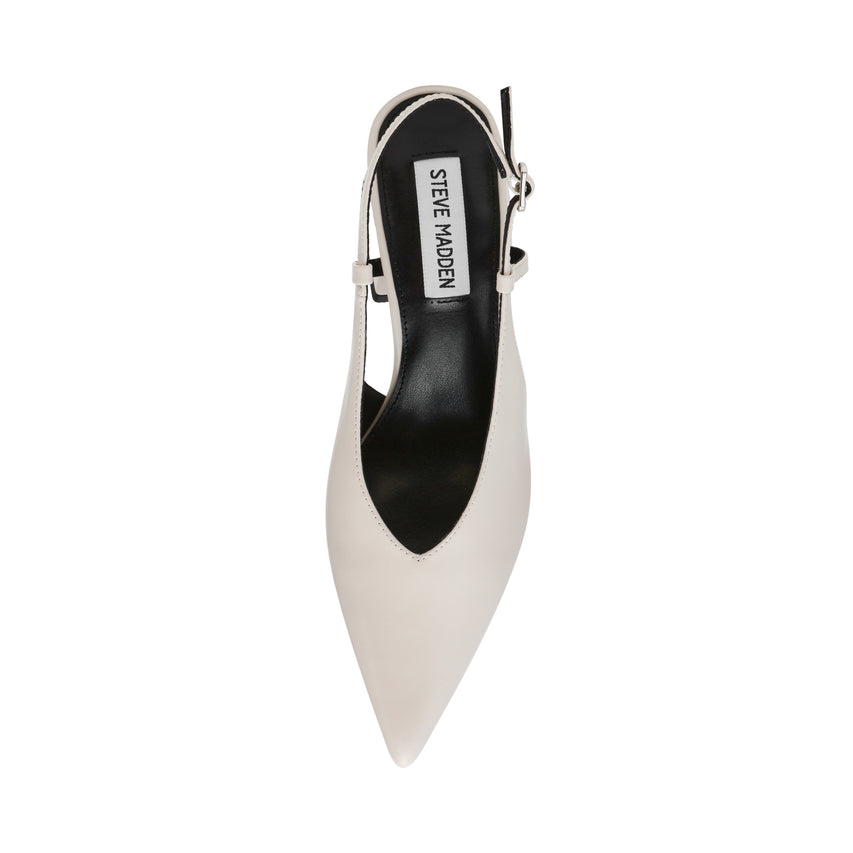 Tacones Barge Beige
