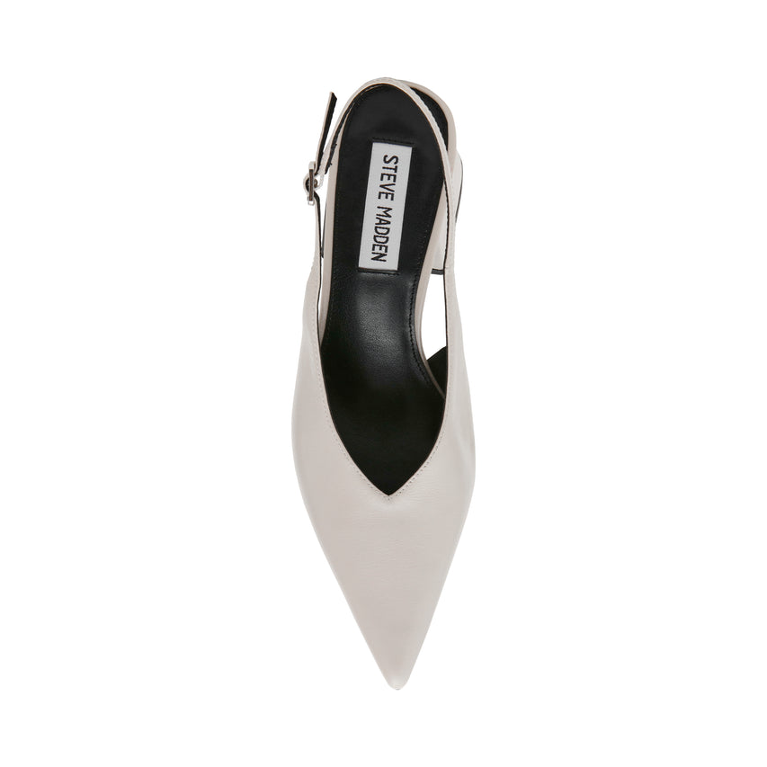 Tacones Barge Beige