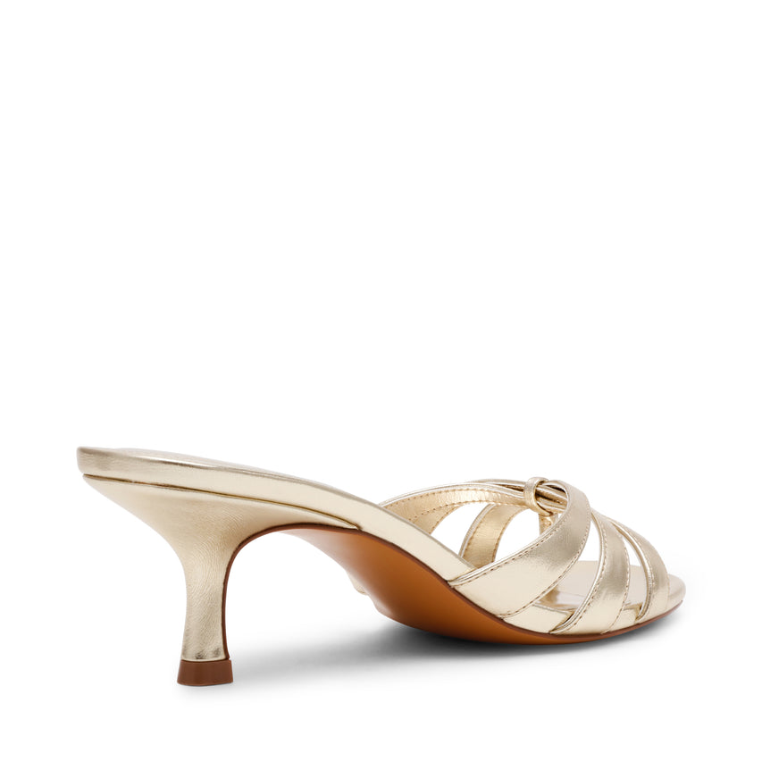 Sandalias de tacón Cary Dorado