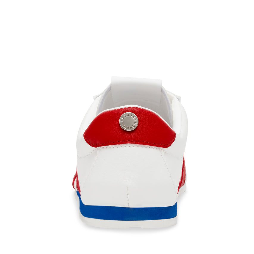Tenis Countdown Blanco Con Rojo