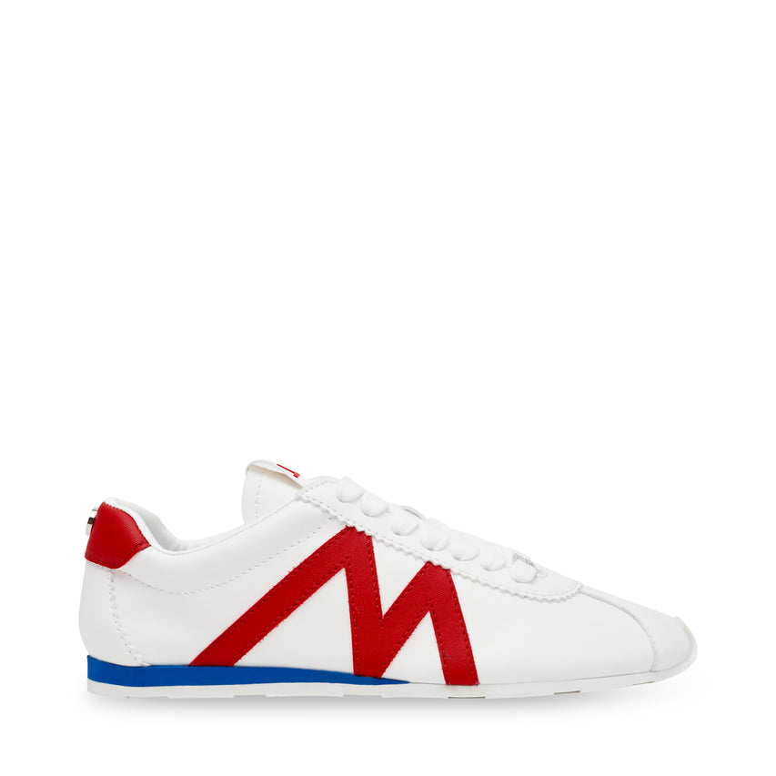 Tenis Countdown Blanco Con Rojo