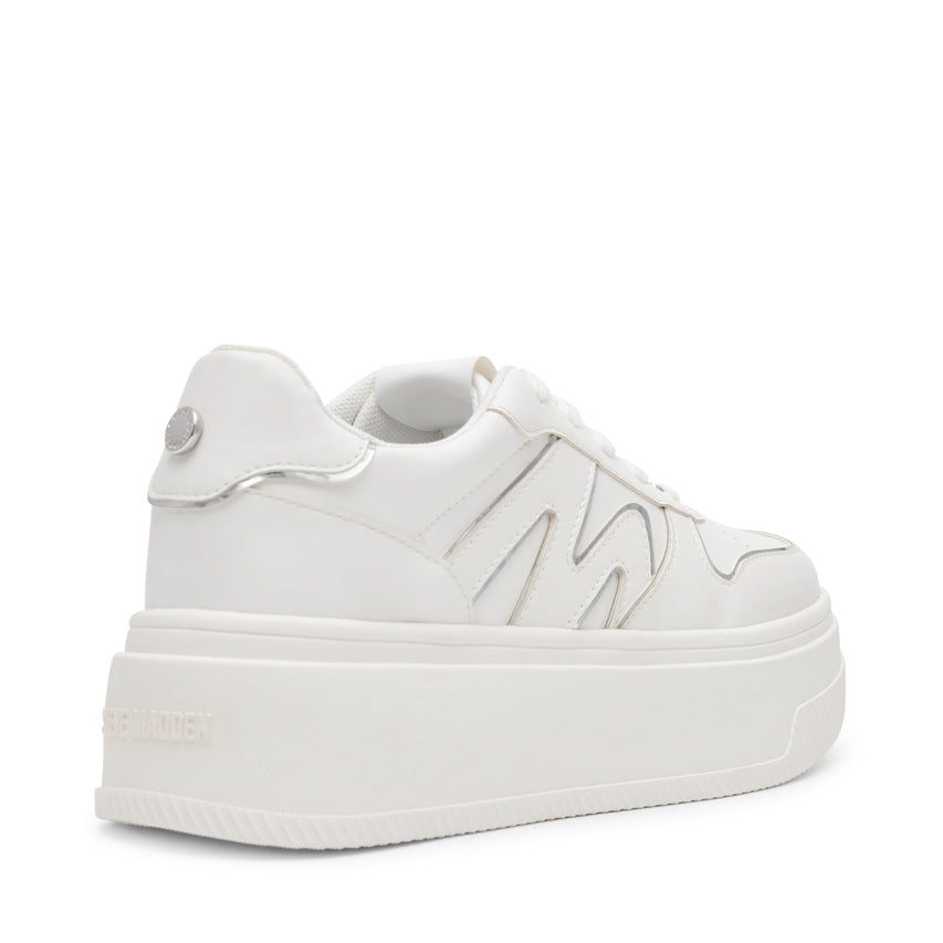 Zapatillas Dynamo blancas con plateado
