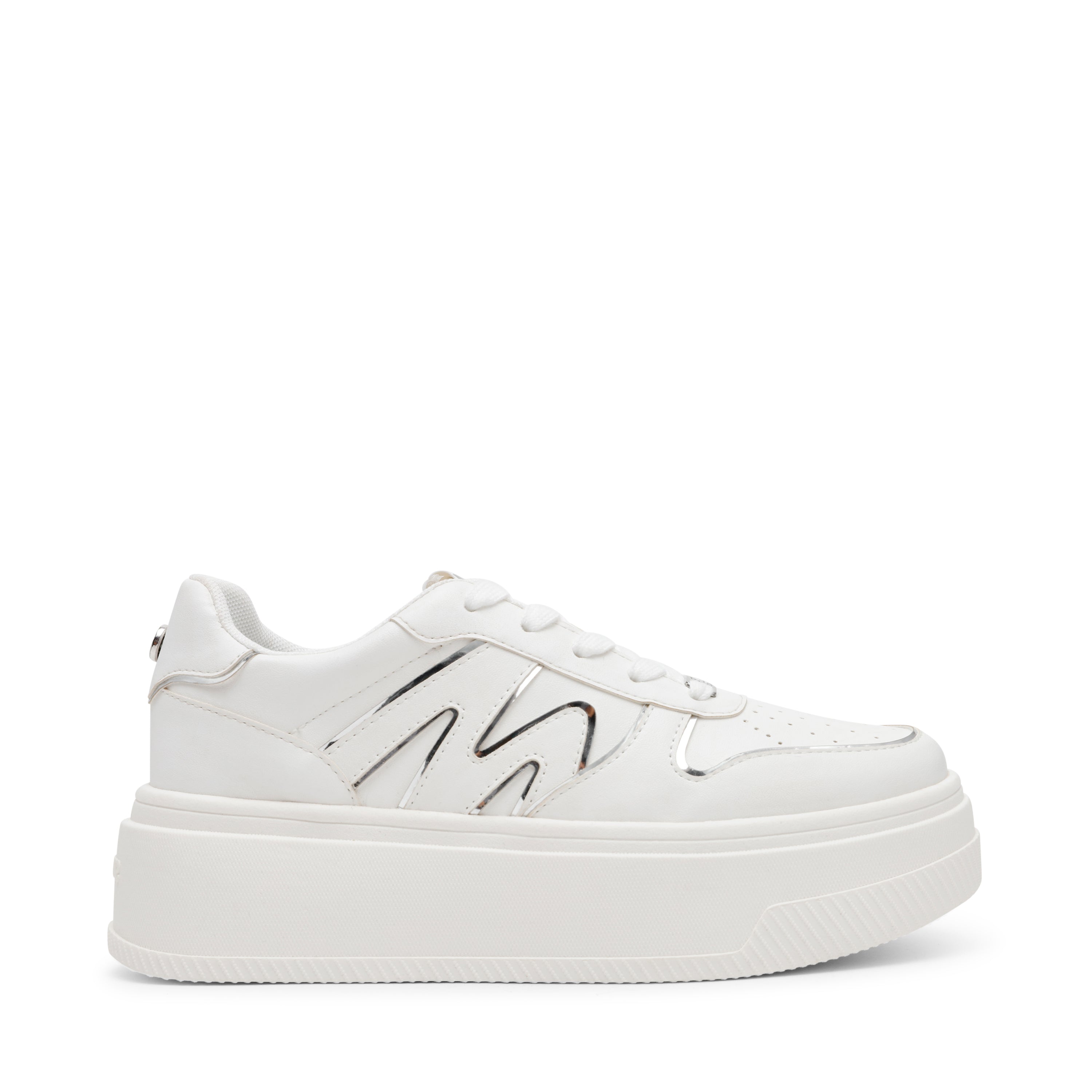 Zapatillas Dynamo blancas con plateado
