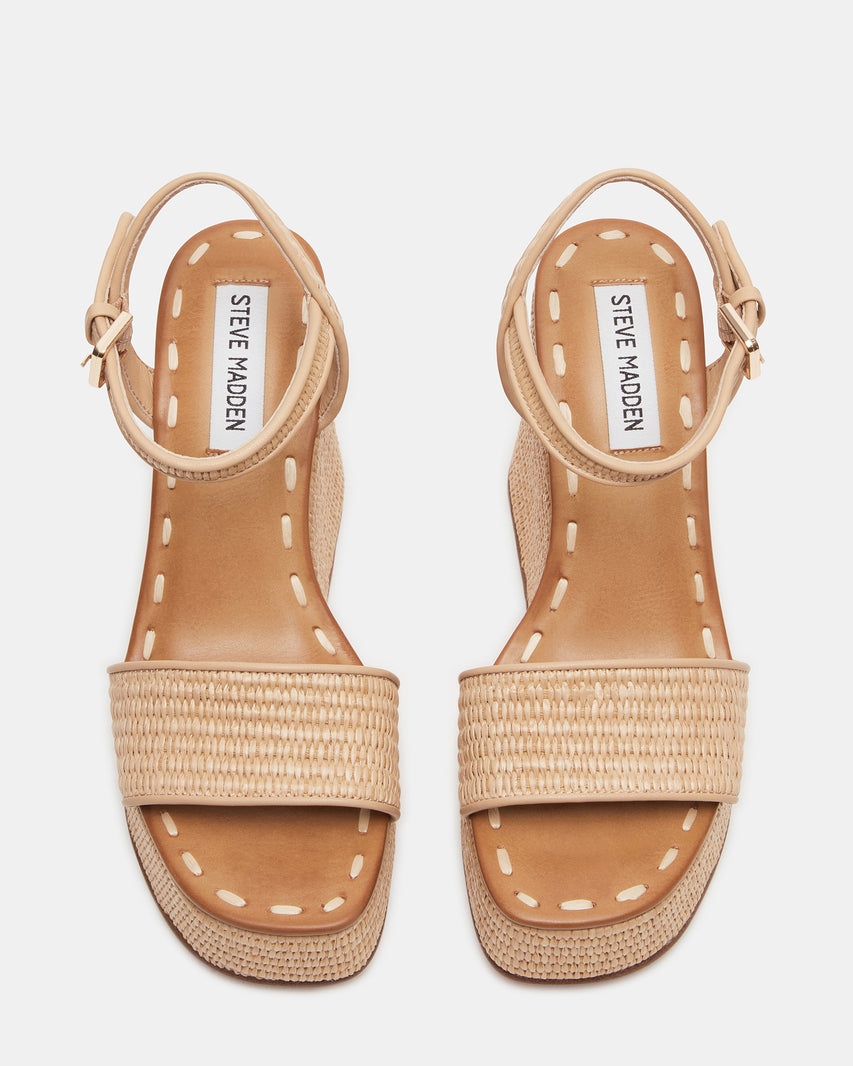 Sandalias con plataforma Haven Beige - view 4