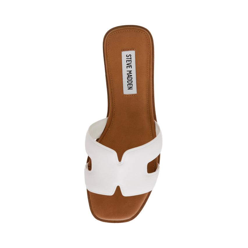 Sandalias Planas Heist Blancas