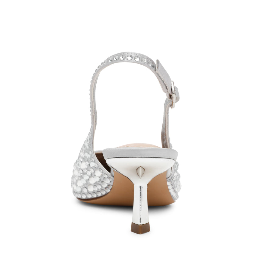 Tacones Stiletto Korra-R Plateado