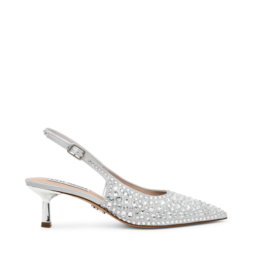 Tacones Stiletto Korra-R Plateado