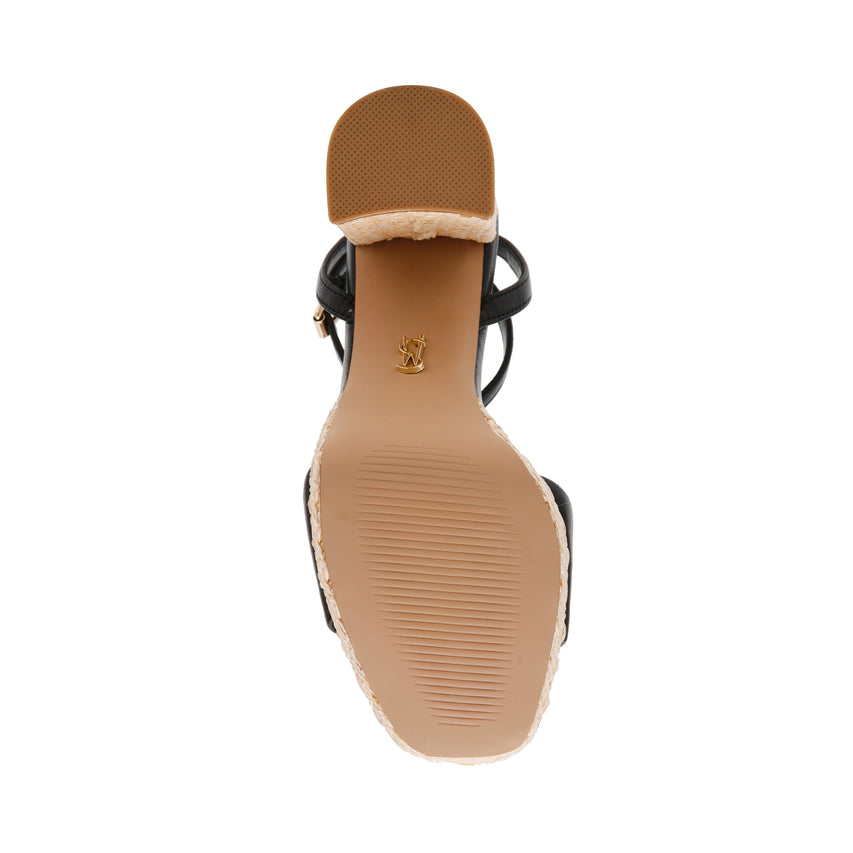 Sandalias De Tacón Leonite Negros