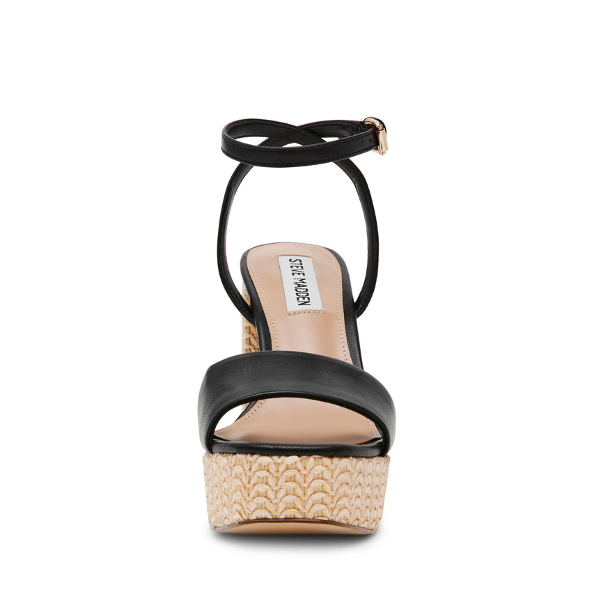 Sandalias De Tacón Leonite Negros