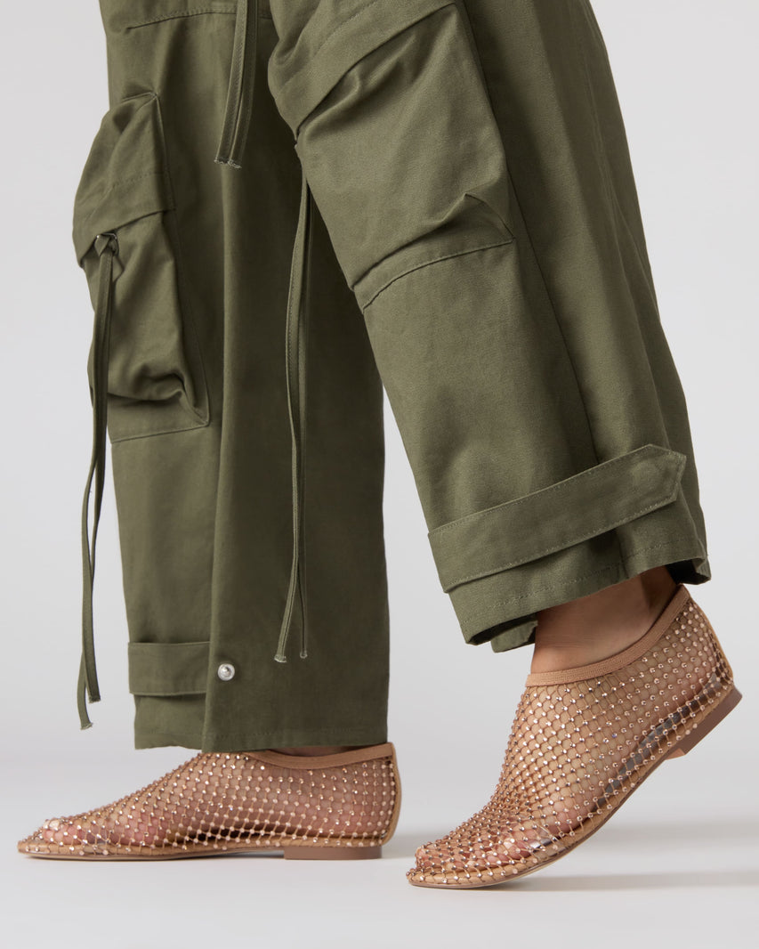 Zapatos planos Mino-R Beige