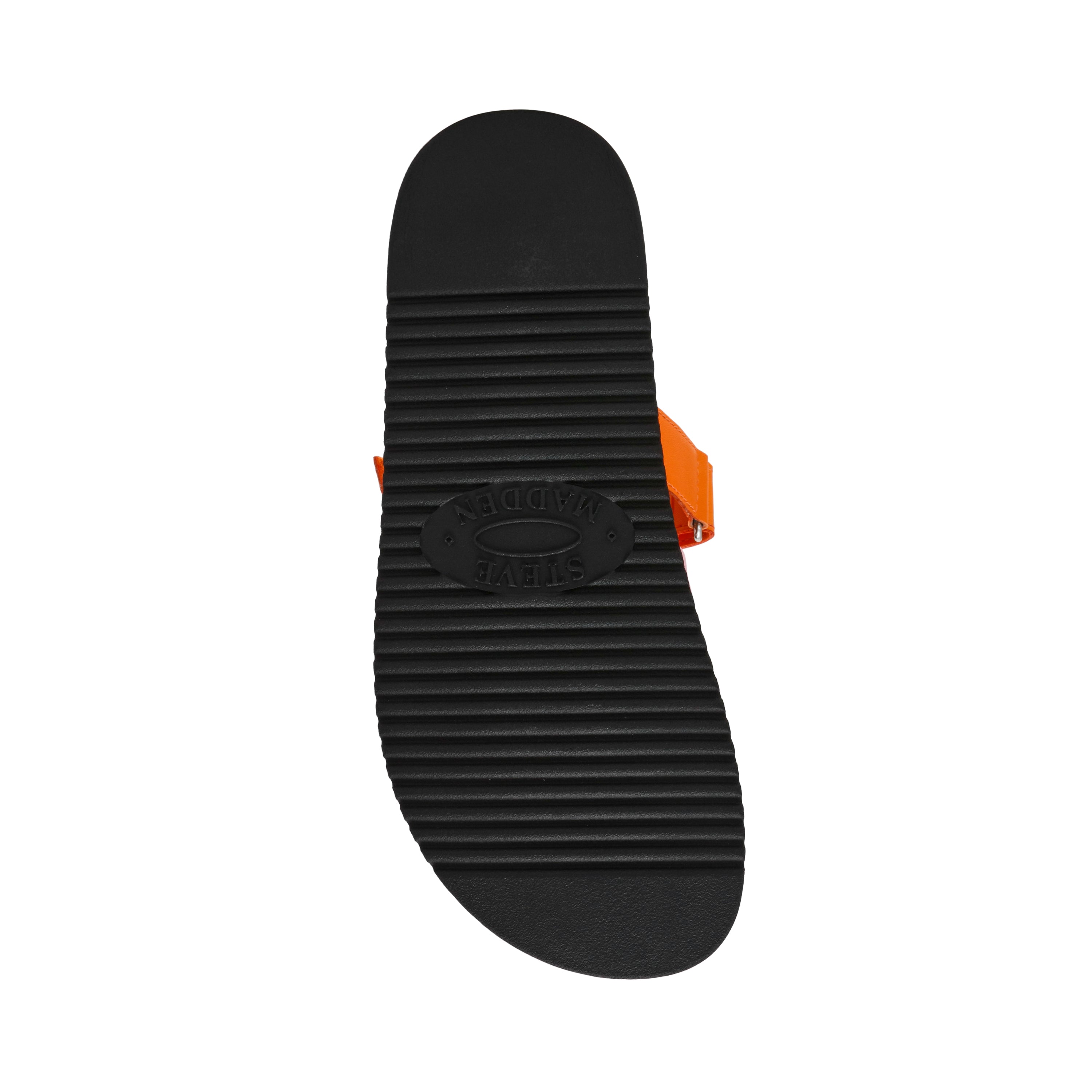 Sandalias Planas Missile Naranjadas Con Rosa