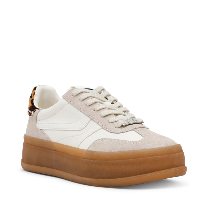 Zapatillas Off-Track Blanco y leopardo