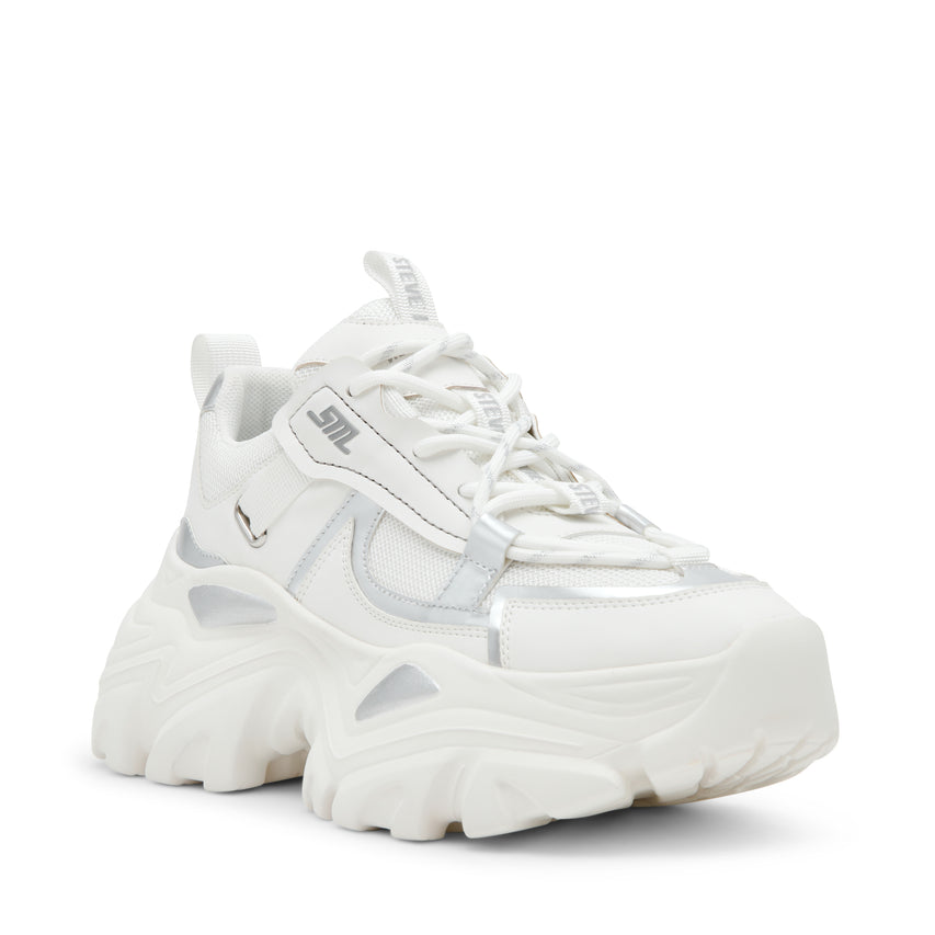 Zapatillas Reckoner blancas con plateado